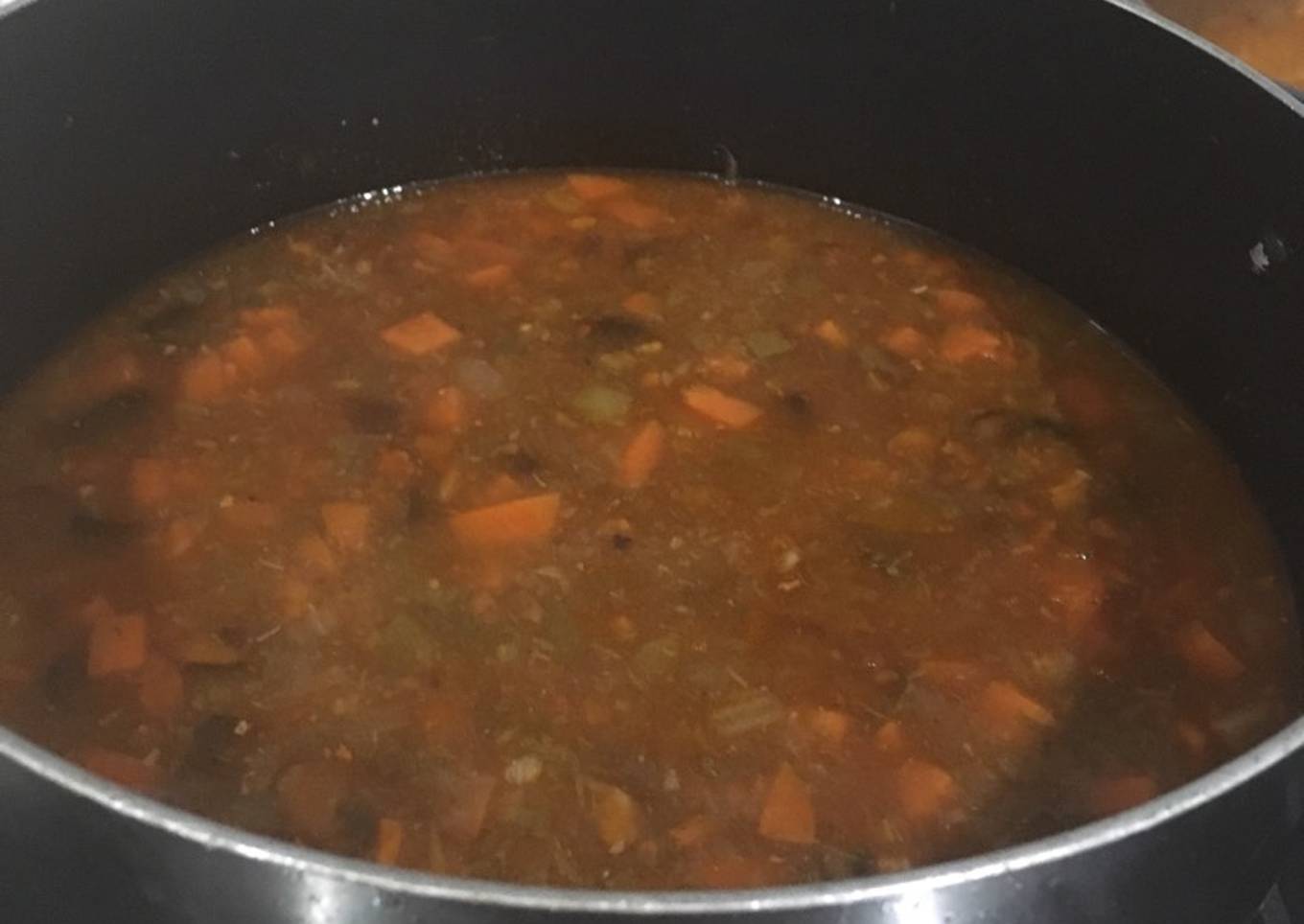 Sopa de hombre si grasas