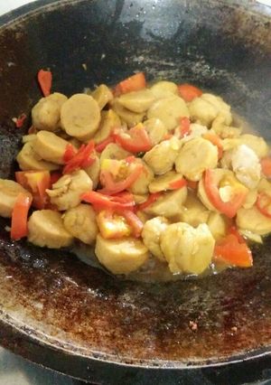 Foto resep Tumis pentol ceria