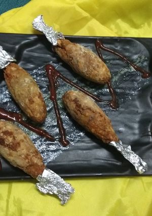 A picture of Veg tangri kabab.