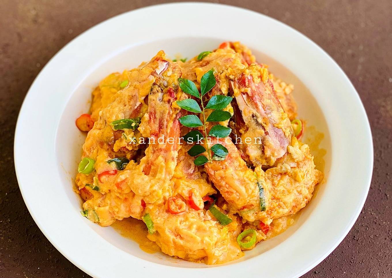 Udang Saus Telur Asin / Prawn Salted Egg