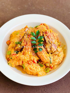 Foto resep Udang Saus Telur Asin / Prawn Salted Egg