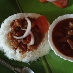 A picture of Rajma - Rice.