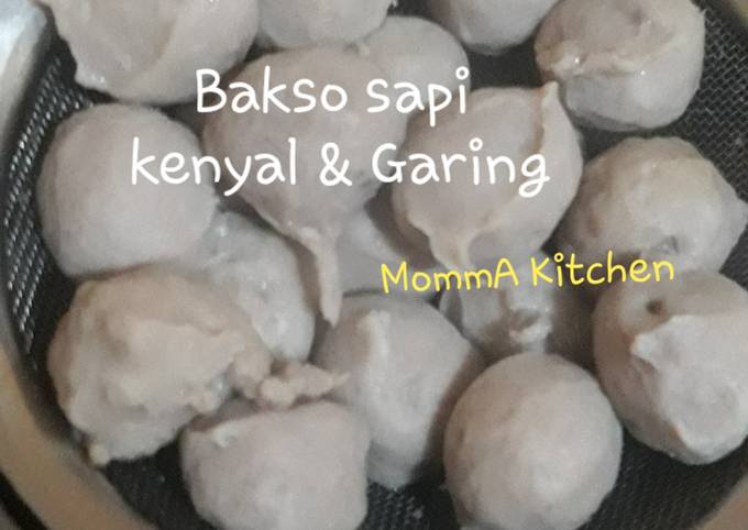 Resep Bakso Daging Sapi Kenyal And Garing Oleh Momma Kitchen Putri