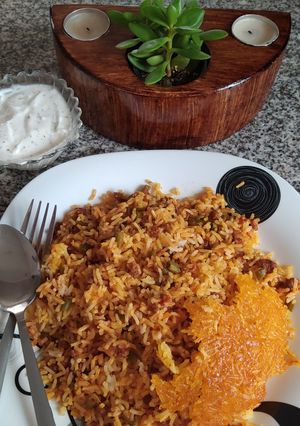 عکسی از دستور استانبولی با گوشت چرخ کرده