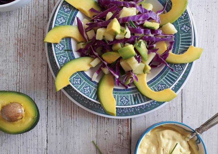 Insalata invernale con maionese golden milk (di La Pasticcioneri
