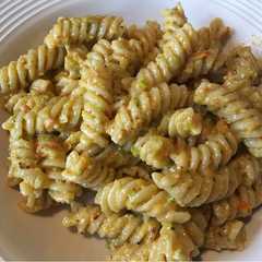 A picture of Rigatoni pistacchio e mandorle con il Bimby.