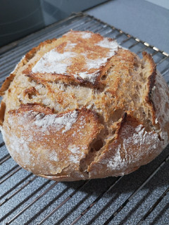 Una foto de Pan con masa madre