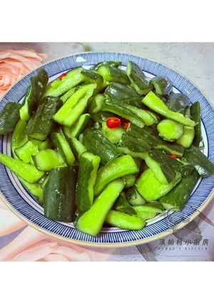 涼拌小黃瓜 的食譜成品照片