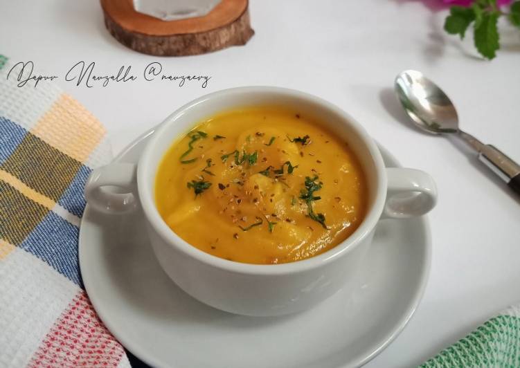Resep Pumpkin Soup (Menu Diet) Anti Gagal