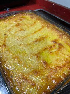 Una foto de Parmentier de ternera con piña