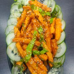 A picture of Honey Chilli Potato.