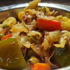 A picture of Soupy mixed vegetable |no onion |no tomato.