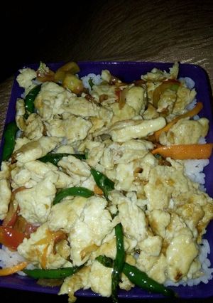Foto resep Oseng Telur Menu Bekal Simpel