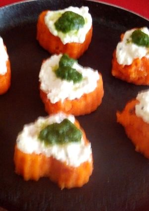 A picture of Carrot savory muffins.
