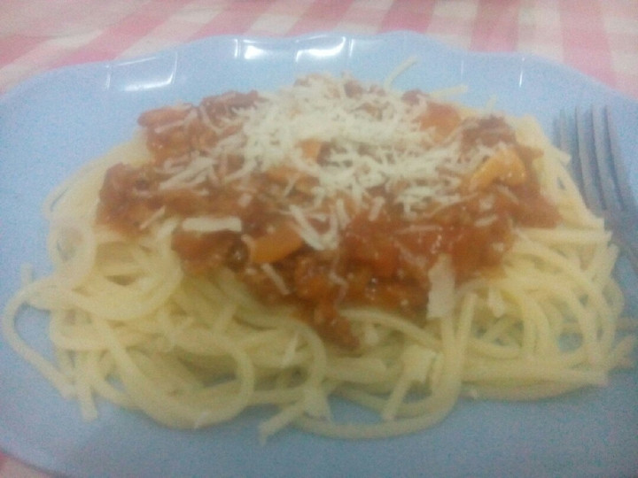 Resep Spagetti Saus Bolognese Homemade, Sempurna