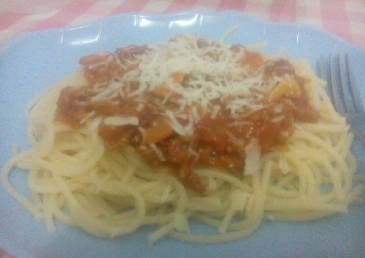 Spagetti Saus Bolognese Homemade