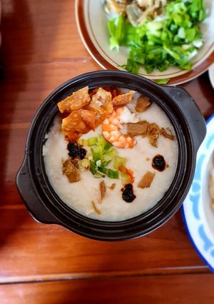 Foto resep Bubur Hongkong ala Ta Wan (bubur 2 rasa)
