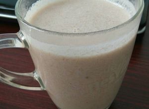 Hình của món Sữa mè hạt điều.