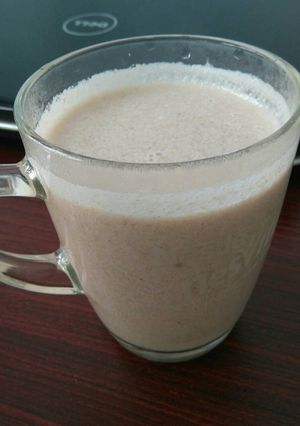 Hình của món Sữa mè hạt điều.