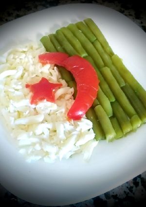 Une photo de Salade drapeau algériens