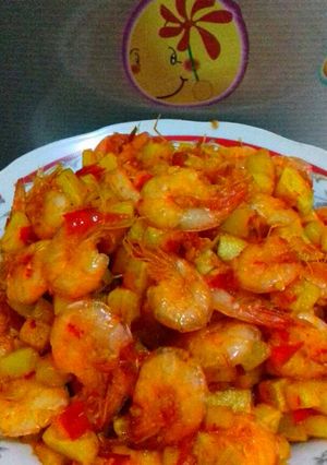 Foto resep Sambalado kentang udang