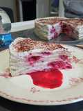 Raspberry Crêpe Cake