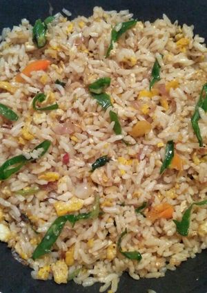 Foto resep Nasi Goreng Mentega Cabe Hijau (Bumbu Iris Praktis)