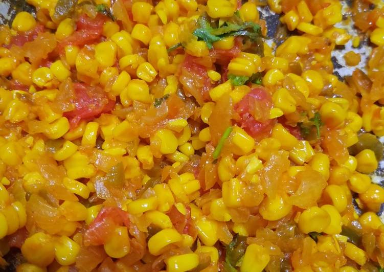 Recipe of Award-winning CORN BHEL (MASALA MAKAI)