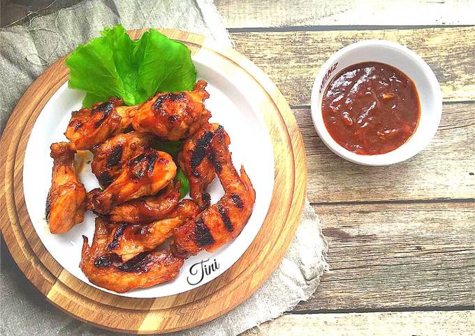 Cara Gampang Membuat 🌶Roasted Spicy Chicken Wings yang Enak Banget
