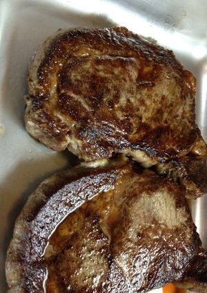 A picture of Delicious American Ribeye Steak Cooking Method.