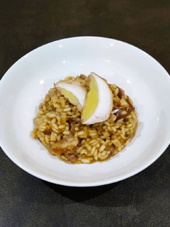 Foto di Risotto ai funghi porcini e salsiccia