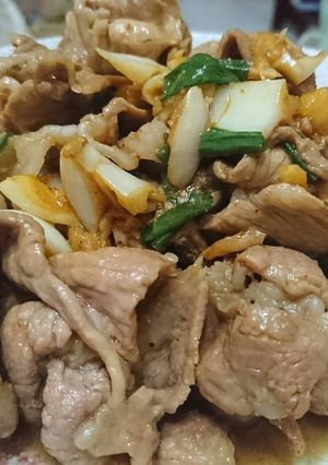 蒜香孜然肉片 的食譜成品照片