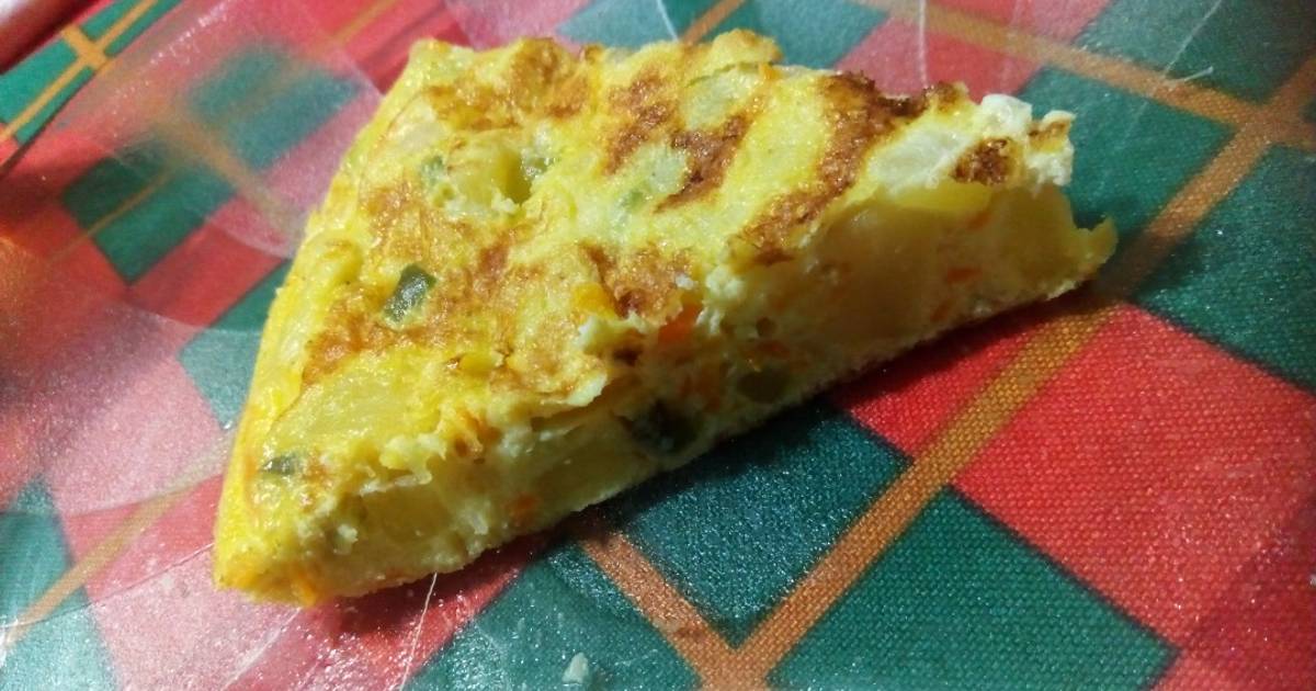 Tortilla de papa y zanahoria 245 recetas caseras Cookpad