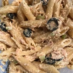A picture of Savory Tuna Pasta Salad.