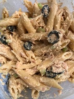 A picture of Savory Tuna Pasta Salad.