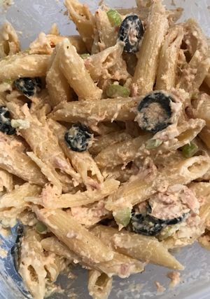 A picture of Savory Tuna Pasta Salad.
