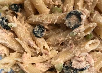 Easy Serving Recipe Savory Tuna Pasta Salad Delicious