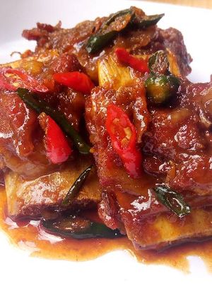Foto resep Iga sapi pedas manis