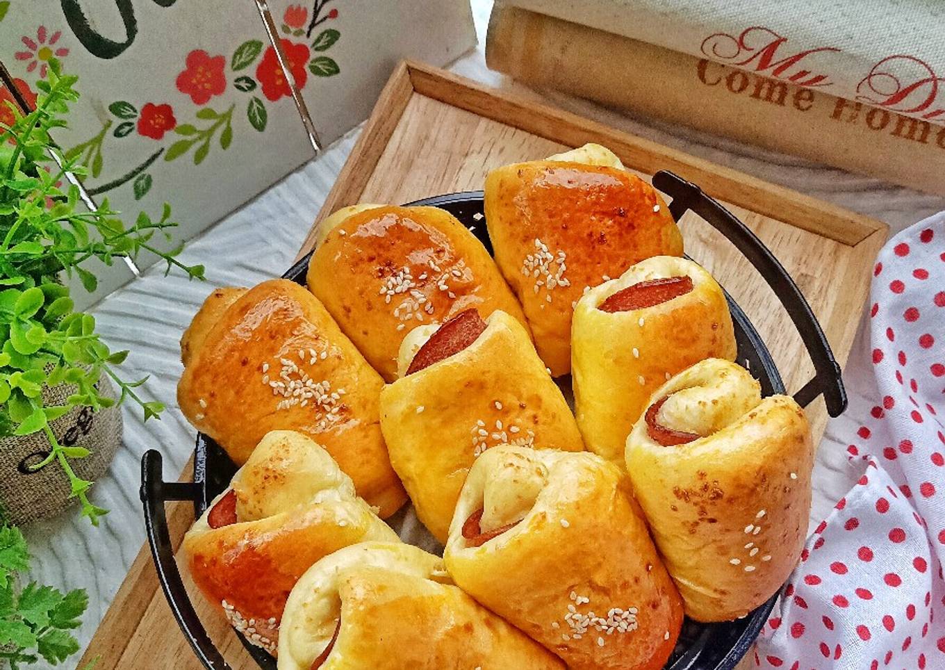 Roti Gulung Ham Keju