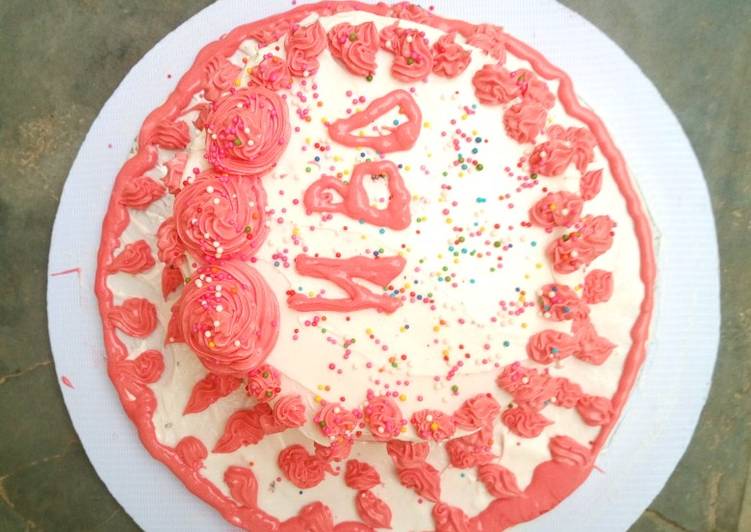 Easiest Way to Cook Tasty Birthday cake 4