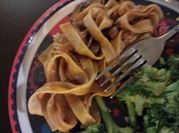 A picture of shiitake pasta