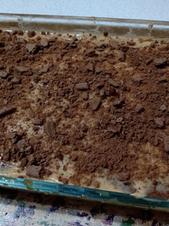 Una foto de Postre frío de galletas de chocolate