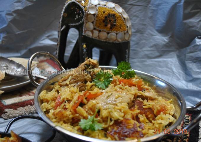Steps to Make Perfect Chicken Pilaf   پلو مرغ