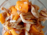 Ceviche de setas y mango