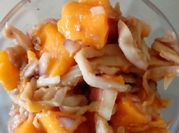 Una foto de ceviche de setas