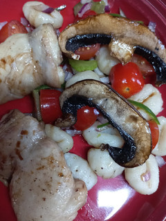 A picture of Chicken Mushroom Gnocchi Salad.