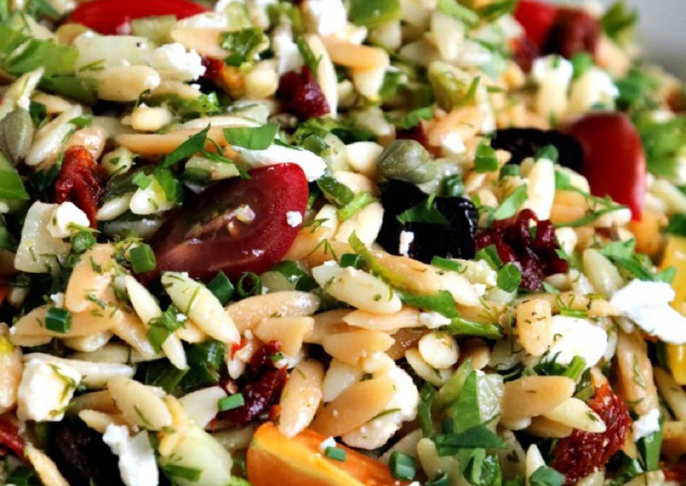 Five Minute Orzo Salad