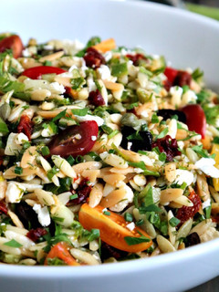 A picture of Five Minute Orzo Salad.