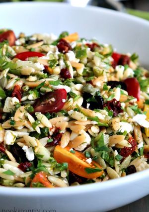 A picture of Five Minute Orzo Salad.