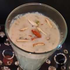 Chikoo milkshake A picture of Chikoo milkshake.